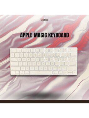 Apple Magic Keyboard Wireless Bluetooth Rechargeable A1644 Compact Design White